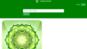 openclipart圖庫：Simple Green Mandala-資源代表圖