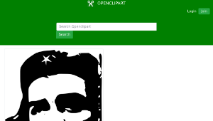 openclipart圖庫：Ernesto Che Guevara-資源代表圖