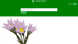 openclipart圖庫：Anemone Patens-資源代表圖