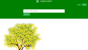 openclipart圖庫：Ipê Amarelo縮圖