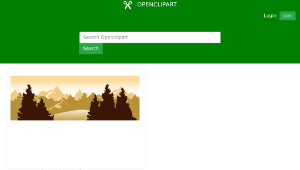openclipart圖庫：Mountain View from Poland縮圖
