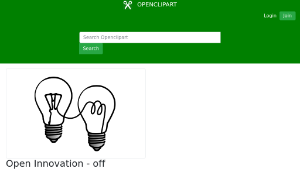 openclipart圖庫：Open Innovation - off