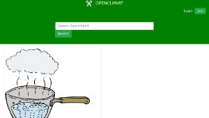 openclipart圖庫：Boil Water縮圖