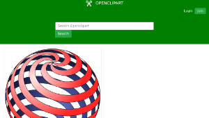 openclipart圖庫：spiral ball-資源代表圖