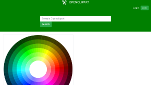 openclipart圖庫：Chromatic Wheel 2-資源代表圖