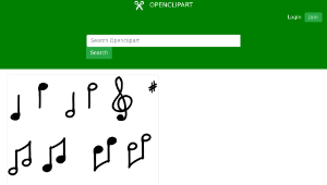 openclipart圖庫：music notes-資源代表圖