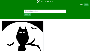 openclipart圖庫：Halloween owl縮圖