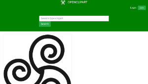 openclipart圖庫：Triskelion-資源代表圖