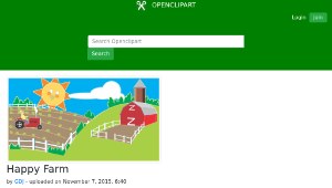 openclipart圖庫：Happy Farm-資源代表圖