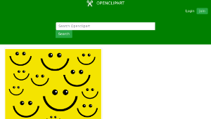 openclipart圖庫：Smiley Face Background-資源代表圖