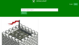 openclipart圖庫：isometric tower-資源代表圖