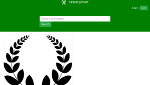 openclipart圖庫：Laurel Wreath-資源代表圖