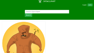openclipart圖庫：Super Hero - Earth-資源代表圖