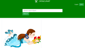 openclipart圖庫：Beauty and the Beast-資源代表圖