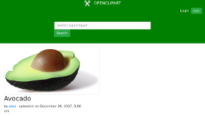 openclipart圖庫：Avocado-資源代表圖