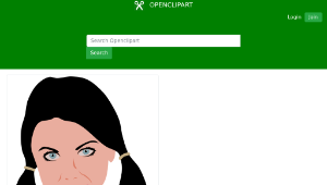 openclipart圖庫：Beauty No28 Amiability縮圖