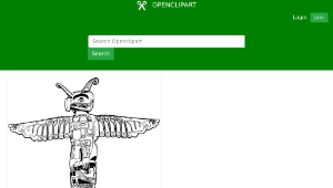 openclipart圖庫：Basic Totem Pole-資源代表圖