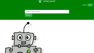 openclipart圖庫：Answerphone Robot縮圖