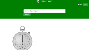 openclipart圖庫：Stopwatch縮圖