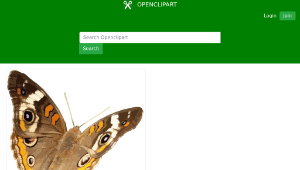 openclipart圖庫：Junonia coenia