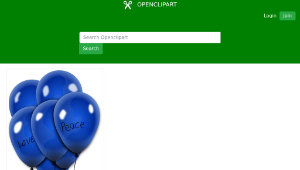 openclipart圖庫：balionai, balloons, blue-資源代表圖
