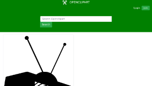 openclipart圖庫：Hypno TV縮圖