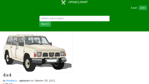 openclipart圖庫：4x4-資源代表圖