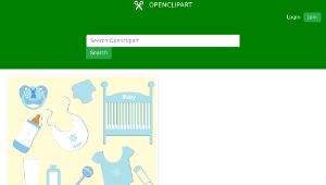 openclipart圖庫：Baby Boy Accessories縮圖