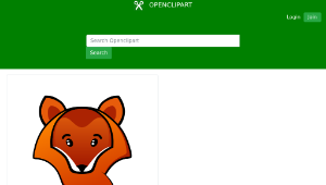 openclipart圖庫：Fox transparent-資源代表圖
