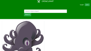 openclipart圖庫：Little octopus縮圖