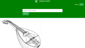 openclipart圖庫：Bowlback Mandolin-資源代表圖