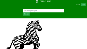 openclipart圖庫：zebra remix-資源代表圖