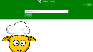 openclipart圖庫：Giraffe Barbecue-資源代表圖