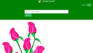 openclipart圖庫：Architetto -- rose 3-資源代表圖