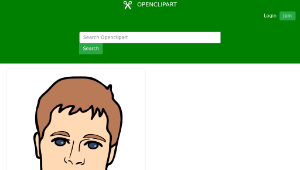 openclipart圖庫：Face, Avatar, Man, Male, Handsome 1