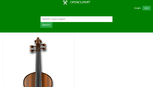 openclipart圖庫：violin縮圖