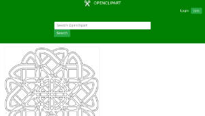 openclipart圖庫：Abstract 016 - B&W縮圖