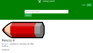 openclipart圖庫：Pencils 4縮圖