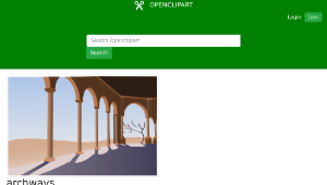 openclipart圖庫：archways縮圖