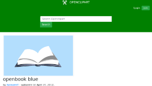 openclipart圖庫：openbook blue-資源代表圖