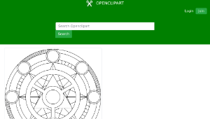 openclipart圖庫：Magic Circle 3縮圖