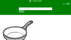 openclipart圖庫：pan - lineart縮圖