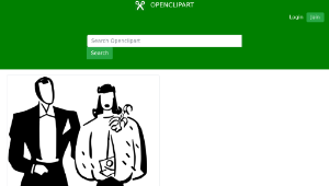openclipart圖庫：Party couple-資源代表圖