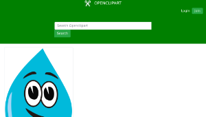 openclipart圖庫：Water Droplet
