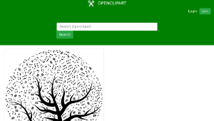 openclipart圖庫：Music Tree縮圖