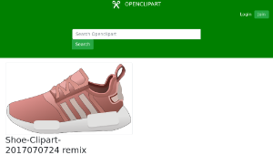 openclipart圖庫：Shoe-Clipart-2017070724 remix-資源代表圖