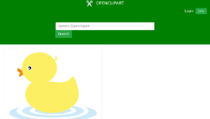 openclipart圖庫：Duck縮圖