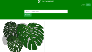openclipart圖庫：Philodendron-資源代表圖