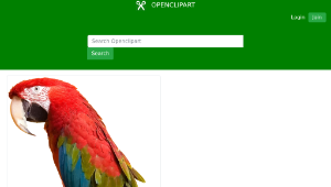 openclipart圖庫：Colorful Parrot-資源代表圖