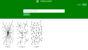 openclipart圖庫：Centralized Decentralized and Distributed Networks-資源代表圖